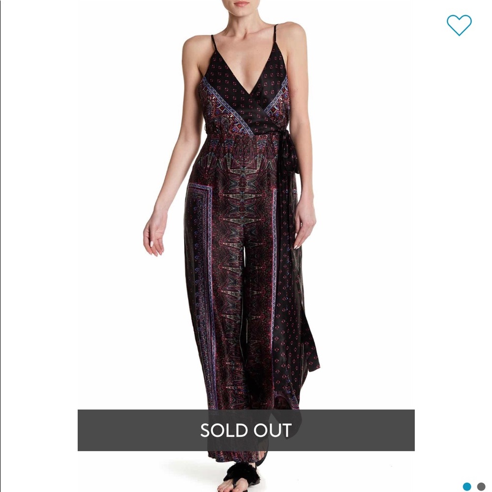 Free People Cabbage Rose Jumpsuit